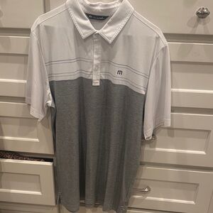 Travis Mathew Two-Tone Polo Shirt